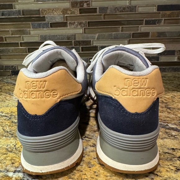 New Balance 574 Natural Indigo Maple Men’s Size 8.5 EU Size 42 - Picture 4 of 9